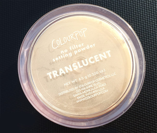 ColourPop No Filter Loose Setting Powder Translusent