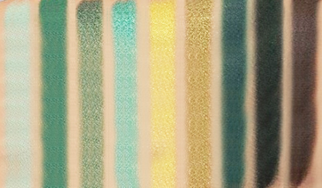 ColourPop Just My Luck Shadow Palette Swatches