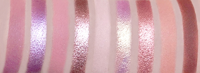 Huda Beauty Nude Light Obsessions Eyeshadow Palette Swatches