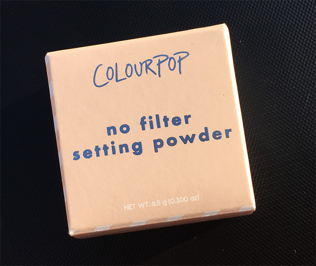 ColourPop No Filter Loose Setting Powder, Review and Swatches ColourPop No Filter Loose Setting Powder, Review and Swatches
