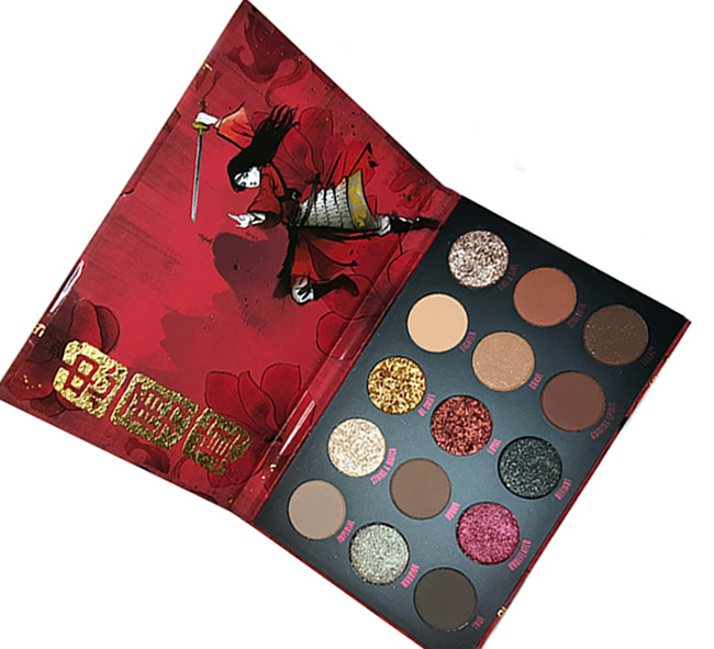 ColourPop Mulan Eyeshadow Palette - Swatches ColourPop Mulan Eyeshadow Palette - Swatches