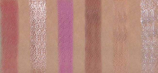 Huda Beauty Mercury Retrograde Swatches of Off Balance, Galaxy, Libra, Crash, Momentum, Supermoon