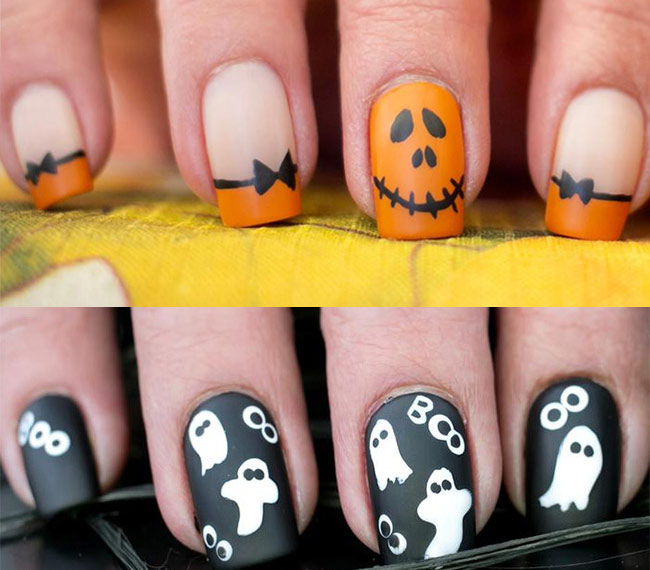 12 Spooky and Stylish Halloween Nail Art Ideas 12 Spooky and Stylish Halloween Nail Art Ideas