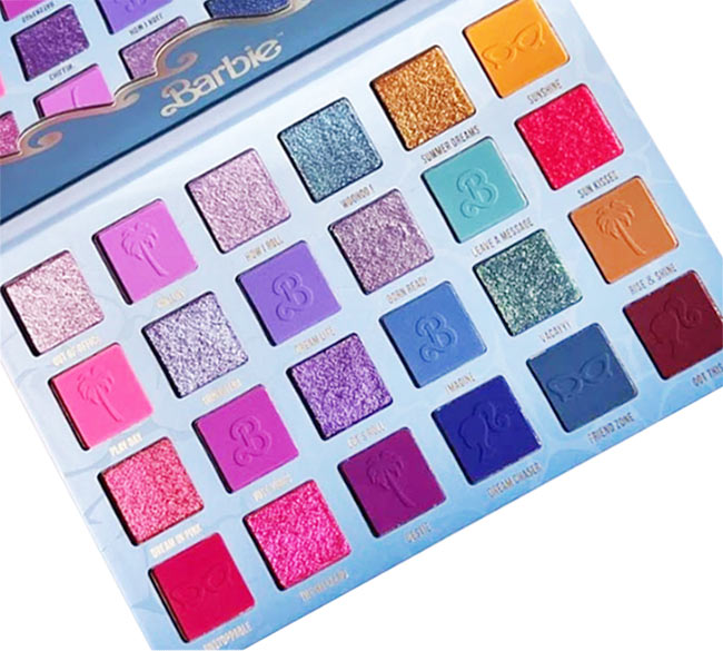 Glamlite Barbie Eyeshadow Palette - Review and Swatches Glamlite Barbie Eyeshadow Palette - Review and Swatches